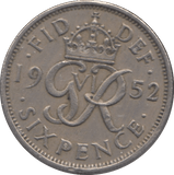 1952 SIXPENCE ( GF ) - SIXPENCE - Cambridgeshire Coins