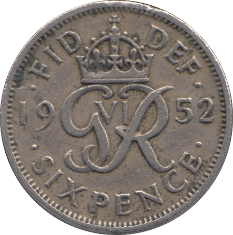 1952 SIXPENCE ( GF ) - Sixpence - Cambridgeshire Coins