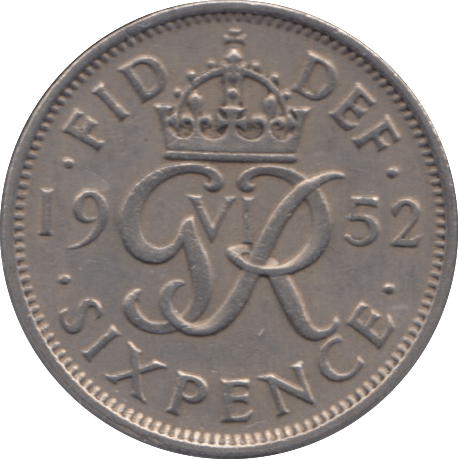 1952 SIXPENCE ( GVF ) 14 - SIXPENCE - Cambridgeshire Coins