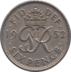 1952 SIXPENCE ( GVF ) 17 - SIXPENCE - Cambridgeshire Coins