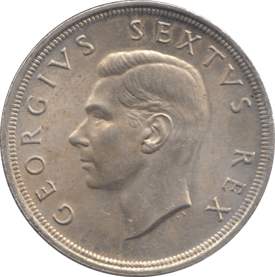 1952 SOUTH AFRICA 5 SHILLINGS - SILVER WORLD COINS - Cambridgeshire Coins