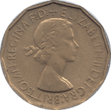 1953 BRASS THREEPENCE ( PROOF ) - THREEPENCE - Cambridgeshire Coins