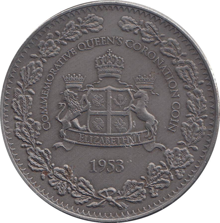1953 COMMEMORATIVE QUEENS CORONATION - WORLD COINS - Cambridgeshire Coins