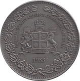 1953 COMMEMORATIVE QUEENS CORONATION - WORLD COINS - Cambridgeshire Coins