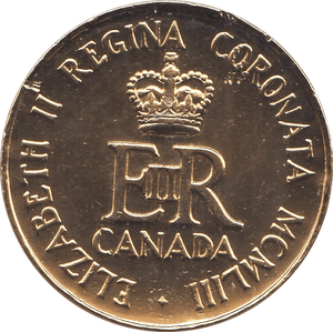 1953 CORONATION OF QUEEN ELIZABETH II COMMEMORATIVE MEDALLION - WORLD COINS - Cambridgeshire Coins