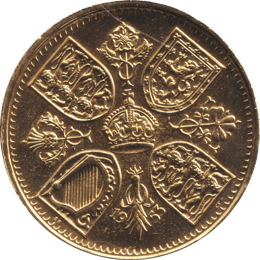 1953 CROWN GILTED - WORLD COINS - Cambridgeshire Coins