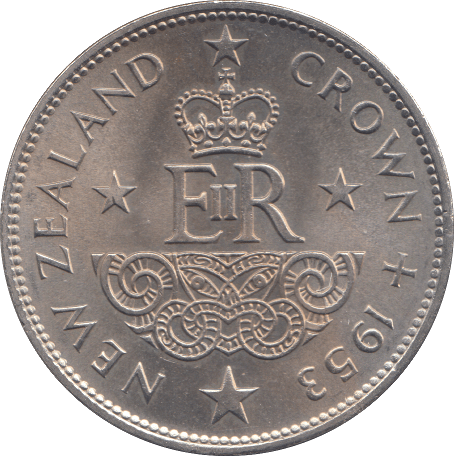 1953 CROWN NEW ZEALAND - WORLD COINS - Cambridgeshire Coins