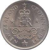 1953 CROWN NEW ZEALAND - WORLD COINS - Cambridgeshire Coins