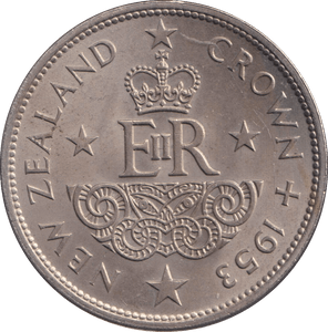 1953 CROWN NEW ZEALAND - WORLD COINS - Cambridgeshire Coins