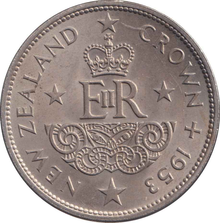 1953 CROWN NEW ZEALAND - WORLD COINS - Cambridgeshire Coins