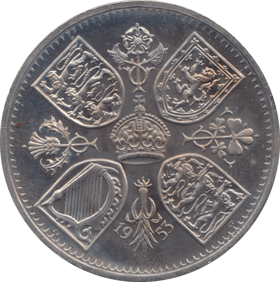 1953 CROWN ( PROOF ) 3 - Crown - Cambridgeshire Coins