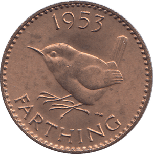 1953 FARTHING ( PROOF ) - FARTHING - Cambridgeshire Coins