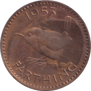 1953 FARTHING ( PROOF ) - FARTHING - Cambridgeshire Coins
