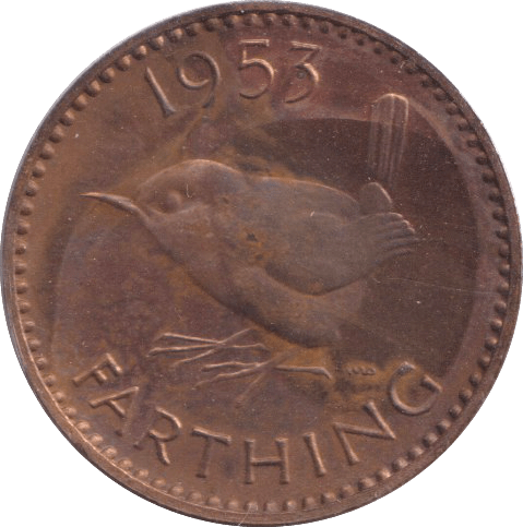 1953 FARTHING ( PROOF ) - FARTHING - Cambridgeshire Coins
