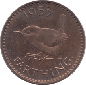 1953 FARTHING ( PROOF ) - Farthing - Cambridgeshire Coins