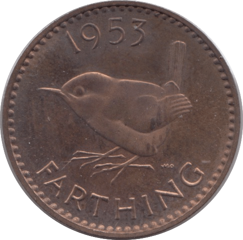 1953 FARTHING ( PROOF ) - Farthing - Cambridgeshire Coins