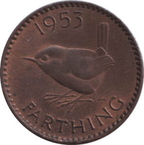 1953 FARTHING ( UNC ) - FARTHING - Cambridgeshire Coins