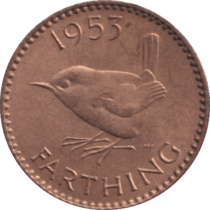 1953 FARTHING ( UNC ) - FARTHING - Cambridgeshire Coins