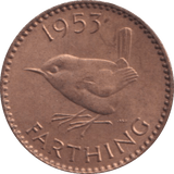 1953 FARTHING ( UNC ) - FARTHING - Cambridgeshire Coins