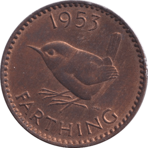 1953 FARTHING ( UNC ) - FARTHING - Cambridgeshire Coins