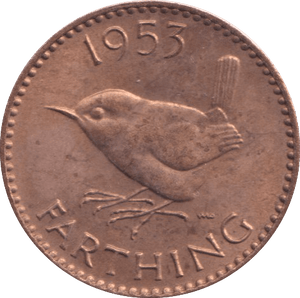 1953 FARTHING ( UNC ) - FARTHING - Cambridgeshire Coins