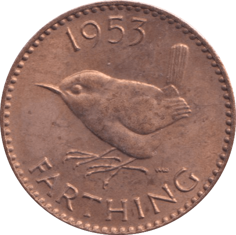 1953 FARTHING ( UNC ) - FARTHING - Cambridgeshire Coins
