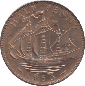 1953 HALF PENNY ( PROOF ) - HALFPENNY - Cambridgeshire Coins