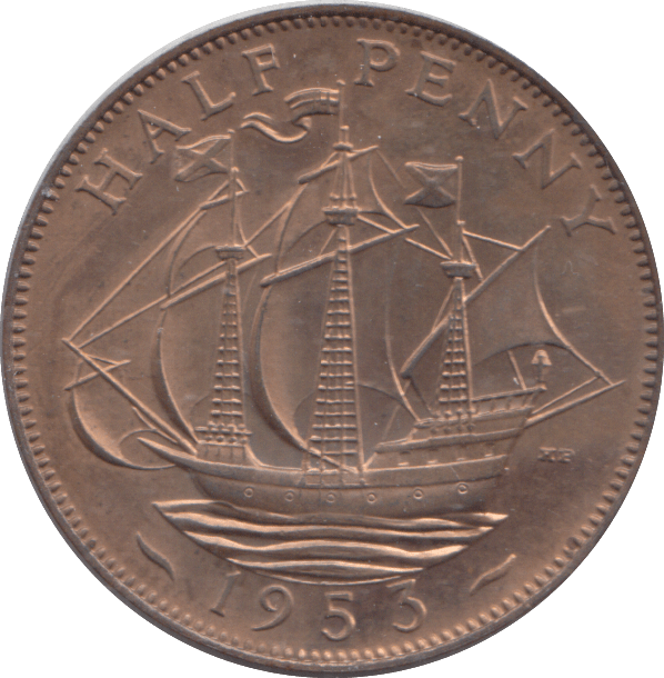 1953 HALF PENNY ( PROOF ) - HALFPENNY - Cambridgeshire Coins