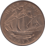 1953 HALF PENNY ( PROOF ) - HALFPENNY - Cambridgeshire Coins
