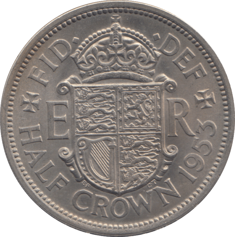 1953 HALFCROWN ( BU ) - HALFCROWN - Cambridgeshire Coins
