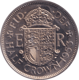 1953 HALFCROWN ( PROOF ) - Halfcrown - Cambridgeshire Coins