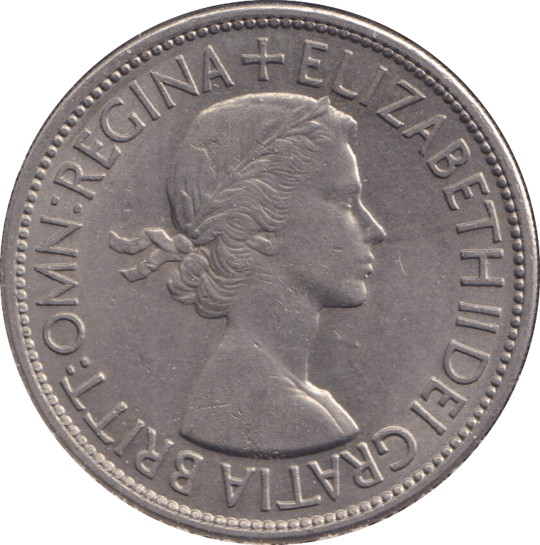 1953 HALFCROWN ( UNC ) 4 - HALFCROWN - Cambridgeshire Coins