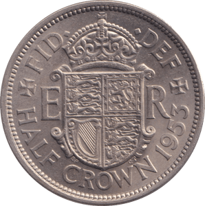 1953 HALFCROWN ( UNC ) - HALFCROWN - Cambridgeshire Coins