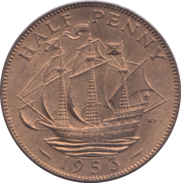 1953 HALFPENNY ( AUNC ) - HALFPENNY - Cambridgeshire Coins