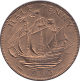 1953 HALFPENNY ( AUNC ) - HALFPENNY - Cambridgeshire Coins