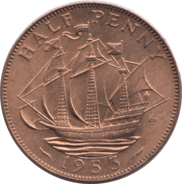 1953 HALFPENNY ( BU ) - Halfpenny - Cambridgeshire Coins