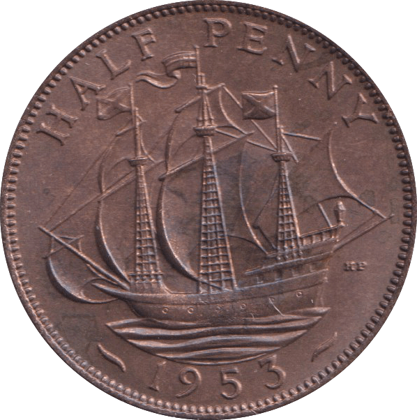 1953 HALFPENNY ( BU ) - HALFPENNY - Cambridgeshire Coins