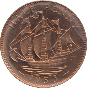 1953 HALFPENNY ( PROOF ) - Halfpenny - Cambridgeshire Coins