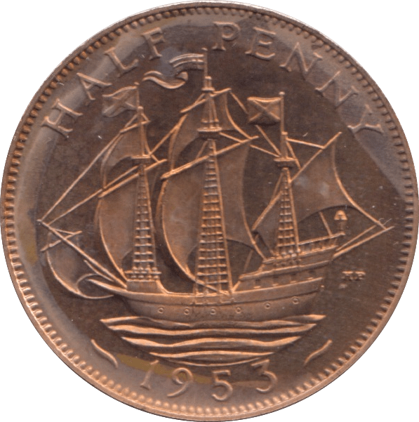 1953 HALFPENNY ( PROOF ) - Halfpenny - Cambridgeshire Coins