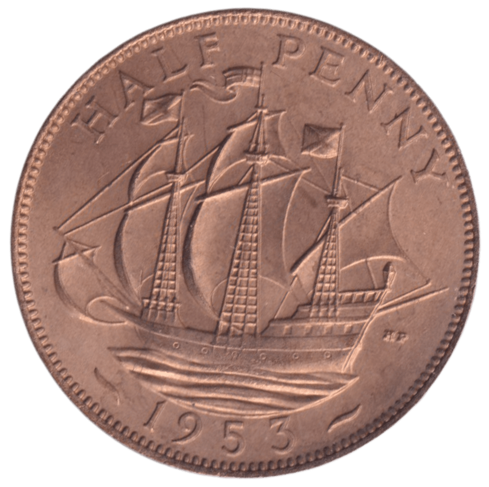 1953 HALFPENNY ( UNC ) - HALFPENNY - Cambridgeshire Coins