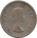 1953 ONE SHILLING SOUTH AFRICA - SILVER WORLD COINS - Cambridgeshire Coins