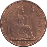 1953 PENNY ( BU ) - PENNY - Cambridgeshire Coins