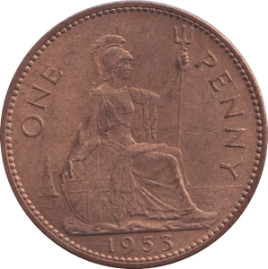 1953 PENNY ( EF ) - PENNY - Cambridgeshire Coins