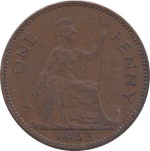 1953 PENNY ( EF ) - PENNY - Cambridgeshire Coins