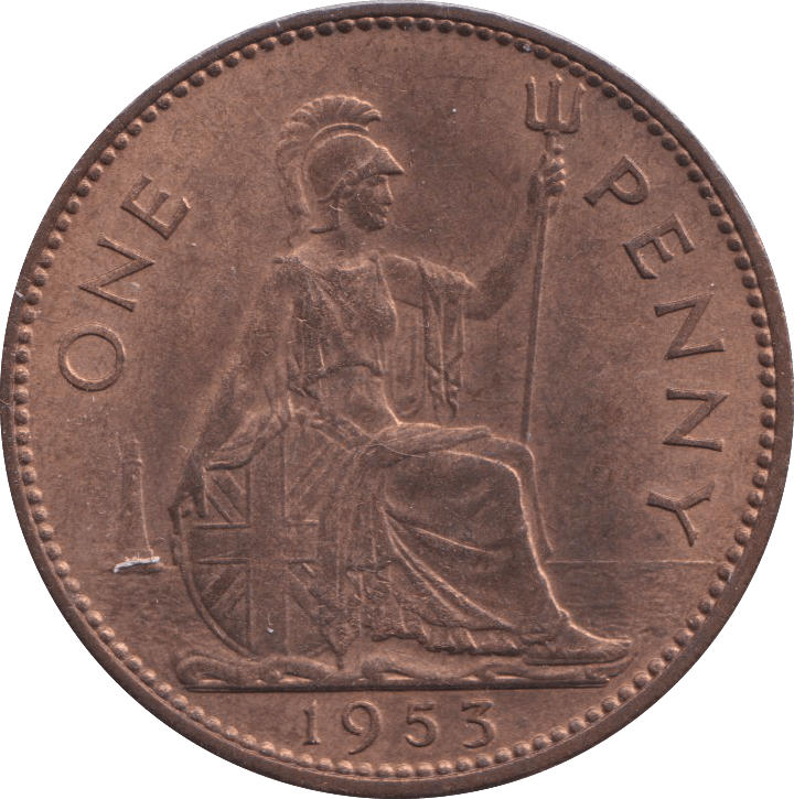 1953 PENNY ELIZABETH II ( UNC ) - PENNY - Cambridgeshire Coins