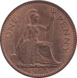 1953 PENNY ELIZABETH II ( UNC ) - PENNY - Cambridgeshire Coins