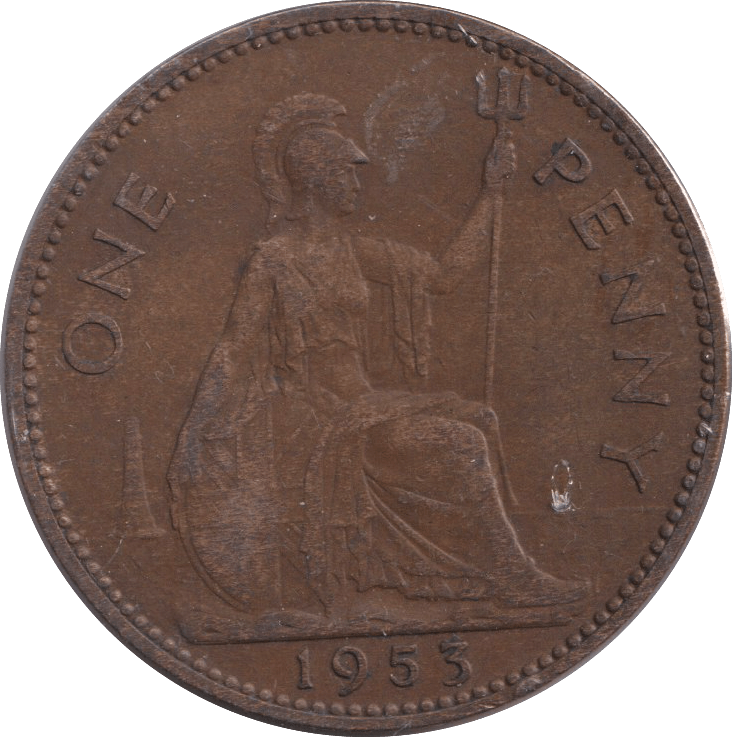 1953 PENNY ( FINE ) 2 - PENNY - Cambridgeshire Coins