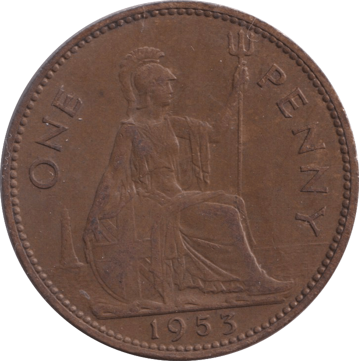 1953 PENNY ( FINE ) 3 - PENNY - Cambridgeshire Coins