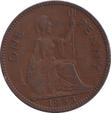 1953 PENNY ( GF ) 2 - PENNY - Cambridgeshire Coins