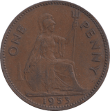 1953 PENNY ( GF ) 4 - PENNY - Cambridgeshire Coins